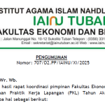 Pengumuman Jadwal PKL Fakultas FEBI