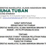 SK TAMBAHAN KHUSUS SYARAT YUDISIUM PELATIHAN PARALEGAL PRODI HUKUM KELUARGA ISLAM FAKULTAS SYARIAH