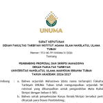 SK Pembimbing Skripsi Fakultas Tarbiyah TA 2026/2027